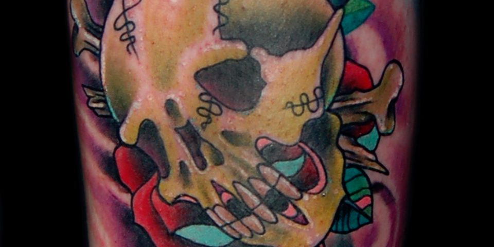 Jason Adkins- Neo skull,rose-8 x 10 300 dpi